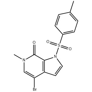 4-ব্রোমো-6-মিথাইল-1-টোসিল-1এইচ-পাইরোলো[2,3-c]পাইরিডিন-7(6H)-one CAS No. :1445993-87-2