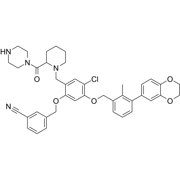 BMS-1166-N-piperidine-CO-N-piperazine CAS নং: 2447066-14-8