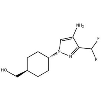 সাইক্লোহেক্সানিমেথানল, 4-[4-অ্যামিনো-3-(ডিফ্লুরোমিথাইল)-1এইচ-পাইরাজল-1-ইএল]-, ট্রান্স-সিএএস নং: 2434841-21-9